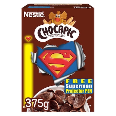 Nestle Chocapic Cereal, 375g + Superman Projector Pen