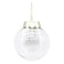 TS&amp;TB Christmas Ball, 3 Assorted, Transparent, 6cm