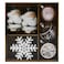 TS&amp;TB Christmas Plastic Ornaments Set, 18cm, 18 PCS