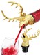 Deer Head Wine Pourer, Liquor Bottle Pour Spout with Leak-Proof Rubber Stopper, Universal Fit for Wine Whiskey Champagne Olive Oil &acirc;&euro;&ldquo; Drip-Free Bar Pourer Gift for Men, Weddings &amp; Holidays