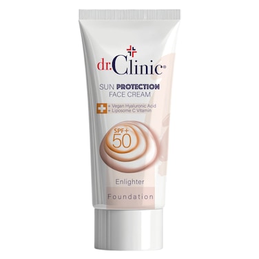 Dr. Clinic Sun Protection Face Cream Enlighter Foundation SPF 50+, 50ml