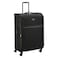 Delsey Paris Brochant 3.0 4 Double Wheel Soft Luggage Trolley, Black, 78cm