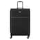 Delsey Paris Brochant 3.0 4 Double Wheel Soft Luggage Trolley, Black, 78cm