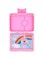 Yumbox Snack Box - 3 Compartment Leakproof Bento Lunch Box for Kids (Fifi Pink with Rainbow Tray) (FPSN202303R)