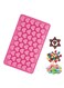 Mini Heart 55-Cavity Molds for Baking, Heart Shape Ice Cube Candy Chocolate Mold, Valentine Candy Molds