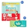 Pampers Ultimate Comfort Pants Diapers, Size 4 (9-14 kg), 50 Pants - Cottony Soft Fit + Complete Clean Baby Wipes with Aloe Vera Lotion, 64 Wipes