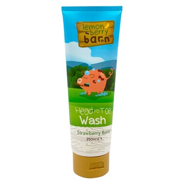 Lemon Berry Barn Head To Toe Wash, Strawberry Burst, 250ml