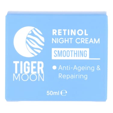 Tiger Moon Smoothing Retinol Anti-Ageing and Repairing Night Cream, 50ml