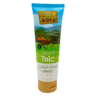 Lemon Berry Barn Liquid Talc, Cotton Cloud, 125ml