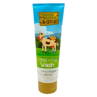 Lemon Berry Barn Head To Toe Wash, Citrus Delight, 250ml