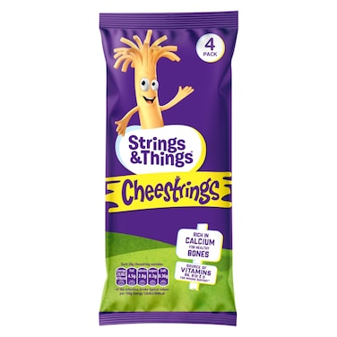 Strings &amp; Things Cheestrings Cheddar Cheese, 80g