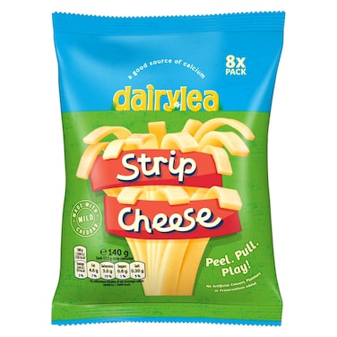 Dairylea 8 Pack Strip Cheese, 140g