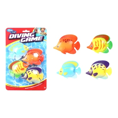 Swim Fun Diving Shark Toys, 4 PCS