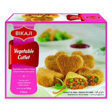 Bikaji Vegetable Cutlet, 240g