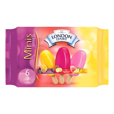 لندن ديري سوربيه صغير، 50 ملل ×6