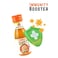 The Ginger People No Sugar Added Ginger Shot with Ginger and Honey, 30ml Pack of 6