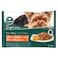 Carrefour Companino Suprem Adult Wet Dog Food Mini Fillets with Beef and Chicken in Sauce, 85g, Pack of 4