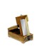 Crafts Handmade Solid wood Antique Wooden Portable Barber Box of Reclaimed Wood (Old Shaving Box),Wooden Jewelry Box with Antique Colar with miror,Makup Bux.
