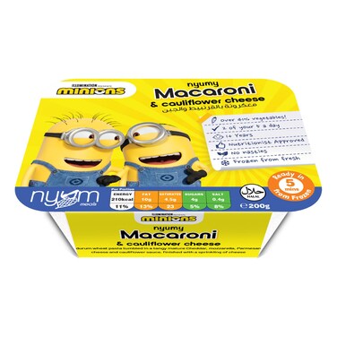 Nyumy Minions Macaroni and Cauliflower Cheese, 200g