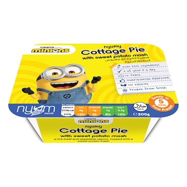 Nyumy Minions Cottage Pie with Sweet Potato Mash, 200g