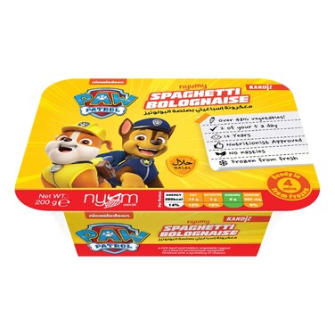 Nyumy Paw Patrol Spaghetti Bolognaise, 200g