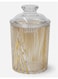 Contemporary Round Airtight Acrylic Storage Canister &acirc;&euro;&ldquo; Transparent Body with Unique Modern Design, Premium Kitchen Jar, 750 ml