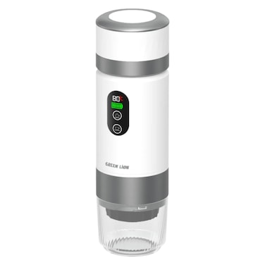 Green Lion Coffee Maker, White
