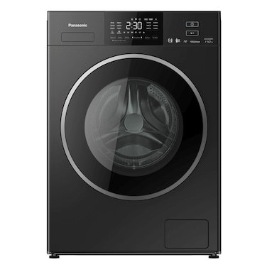 Panasonic Front Load Washer with Dryer NAS22ER1BA, 11/7 kg, Blue Ag+, Three Drying Modes, 1200 rpm, Black Silver