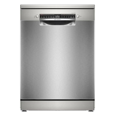Bosch, 13 Place Settings, Freestanding Dishwasher, EcoSilence Drive &amp; Home Connect &ndash; SMS4HMI25M Silver Inox
