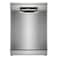 Bosch, 13 Place Settings, Freestanding Dishwasher, EcoSilence Drive &amp; Home Connect &ndash; SMS4HMI25M Silver Inox