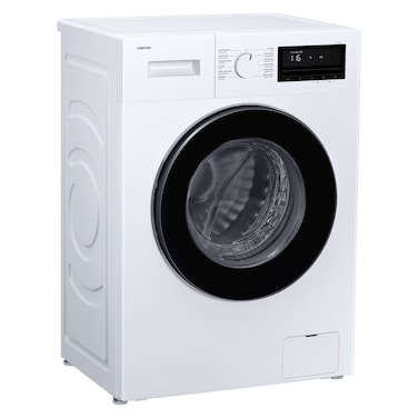Samsung Front Load Washer WW70FG3M05AW, 7 kg, Hygiene Steam, 1400 rpm, Stainless Steel, White