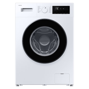 Samsung Front Load Washer WW80FG3M05AW, 8 kg, Hygiene Steam, 1400 rpm, Stainless Steel, White