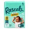 Rascals Premium Taped Nappies, Size 1 (3-5 kg), 54 Count - Hydrolock Core