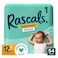 Rascals Premium Taped Nappies, Size 1 (3-5 kg), 54 Count - Hydrolock Core