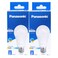 Panasonic LED Glass Lamp Bulb, Soft Warm, 14 W, E27, 2 PCS