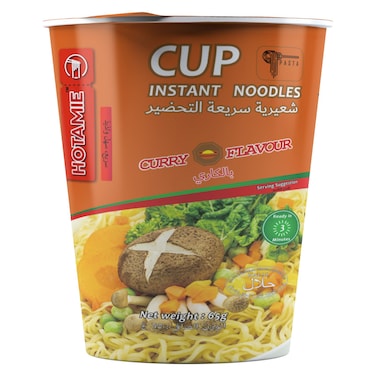 Hotamie Curry Flavour Instant Noodles Cup, 65g