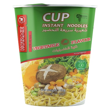 Hotamie Vegetable Flavour Instant Noodles Cup, 65g