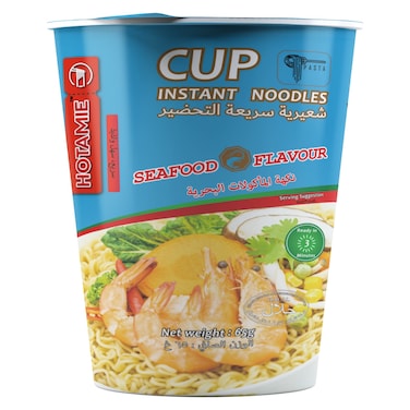 Hotamie Seafood Flavour Instant Noodles Cup, 65g
