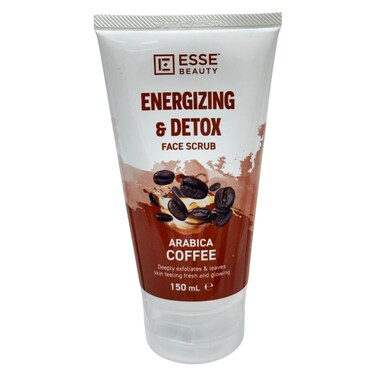 Esse Beauty Energizing and Detox Arabica Coffee Face Scrub, 150ml