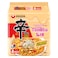 Nongshim Shin Ramyun Gourmet Spicy Toomba Spicy and Creamy Flavour Stir Fry Noodles, 137g Pack of 5