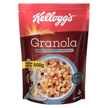 Kellogg's Mixed Fruit with Coconut Granola, 600g