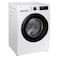 Samsung Front Load Washer WW90DG5U34AE, 9 kg, Bubble Technology, 1400 rpm, Stainless Steel, White