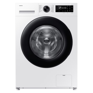 Samsung Front Load Washer WW90DG5U34AE, 9 kg, Bubble Technology, 1400 rpm, Stainless Steel, White