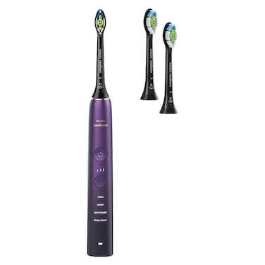 Philips Sonicare DiamondClean 9000 HX9911/95 + Replacement Brush Heads, 2 PCS