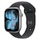Apple Watch Series 11 42 mm Smartwatch, GPS + Cellular, Space Gray Aluminum Case with Black Sport Band, Medium/Large