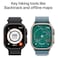 Apple Watch Ultra 3 49 mm Smartwatch, GPS + Cellular, Natural Titanium Case with Natural Titanium Milanese Loop, Large