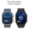 Apple Watch Ultra 3 49 mm Smartwatch, GPS + Cellular, Natural Titanium Case with Natural Titanium Milanese Loop, Large