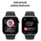 Apple Watch Series 11 42 mm Smartwatch, LTE, GPS, Space Grey, Sport Band, Small/Medium