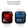 Apple Watch Series 11 42 mm Smartwatch, GPS + Cellular, Rose Gold Aluminum Case with Light Blush Sport Band, Small/Medium