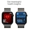 Apple Watch Series 11 42 mm Smartwatch, GPS + Cellular, Slate Titanium Case with Slate Milanese Loop